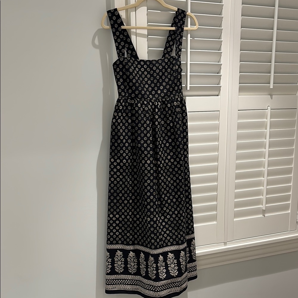 J. Crew Black and White Patterned Dress